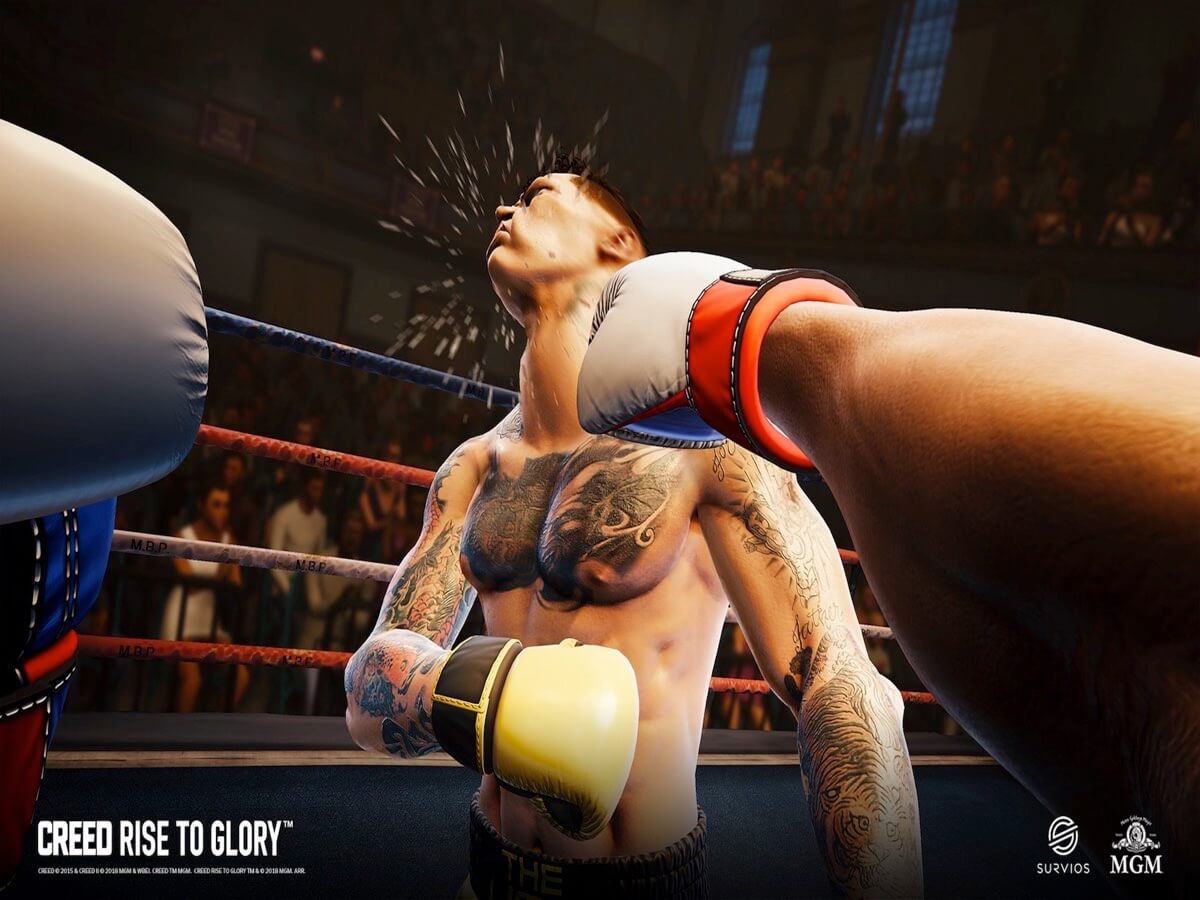Immersive boxing match in Creed: Rise to Glory.